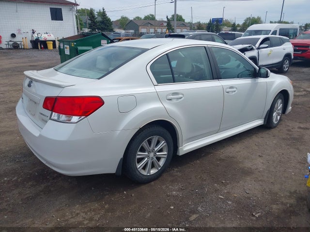 2012 Subaru Legacy 2.5i Premium მანქანა იყიდება აუქციონზე, vin: 4S3BMBG66C3043201, აუქციონის ნომერი: 45133648