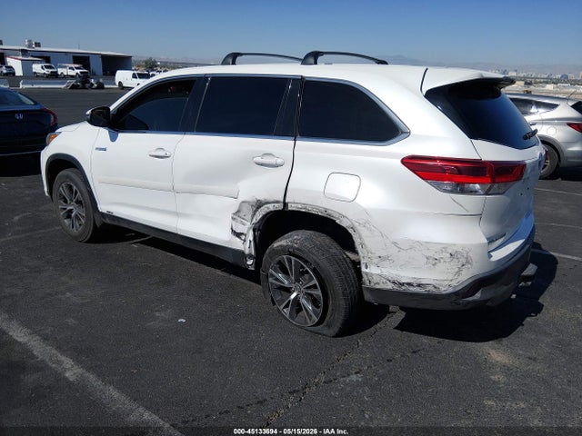 45133694 :رقم المزاد ، 5TDBGRFH7KS056538 vin ، 2019 Toyota Highlander Hybrid Le مزاد بيع