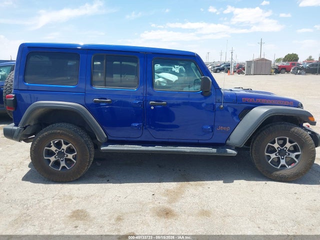 45133723 :رقم المزاد ، 1C4HJXFNXKW540371 vin ، 2019 Jeep Wrangler Unlimited Rubicon 4x4 مزاد بيع