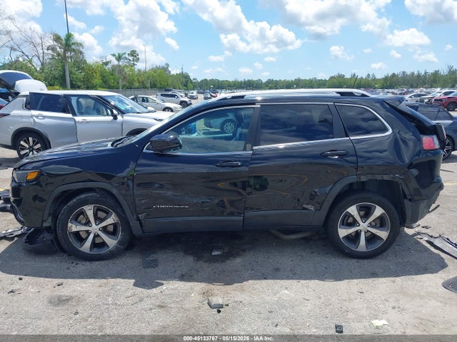 2019 Jeep Cherokee Limited Fwd მანქანა იყიდება აუქციონზე, vin: 1C4PJLDB9KD427553, აუქციონის ნომერი: 45133767