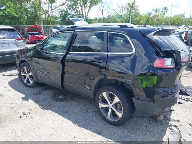 2019 Jeep Cherokee Limited Fwd მანქანა იყიდება აუქციონზე, vin: 1C4PJLDB9KD427553, აუქციონის ნომერი: 45133767