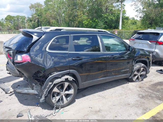2019 Jeep Cherokee Limited Fwd მანქანა იყიდება აუქციონზე, vin: 1C4PJLDB9KD427553, აუქციონის ნომერი: 45133767