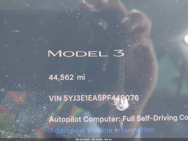 Tesla Model 3 Rear-wheel Drive 2023 5YJ3E1EA5PF449076 Image 16