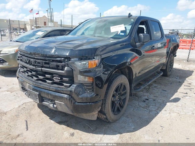 Chevrolet Silverado 1500 2wd Short Bed Custom 2023 3GCPABEK0PG165523 Image 2