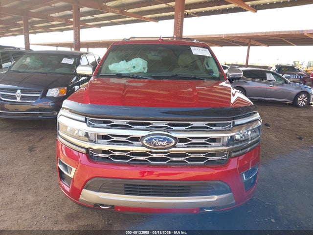 2022 Ford Expedition Platinum Max მანქანა იყიდება აუქციონზე, vin: 1FMJK1MT0NEA64585, აუქციონის ნომერი: 45133809