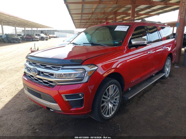 2022 Ford Expedition Platinum Max მანქანა იყიდება აუქციონზე, vin: 1FMJK1MT0NEA64585, აუქციონის ნომერი: 45133809