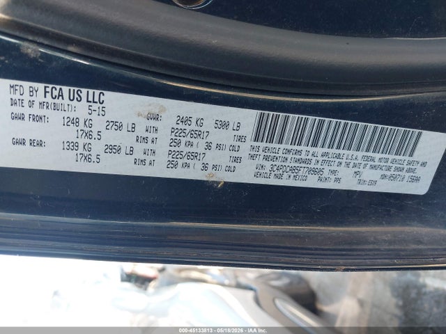 Продажа на аукционе авто 2015 Dodge Journey American Value Pkg, vin: 3C4PDCAB5FT709605, номер лота: 45133813