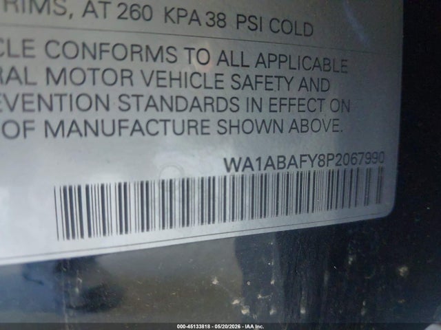 Aukcja sprzedaży 2023 Audi Q5 Premium 40 Tfsi Quattro S Tronic, vin: WA1ABAFY8P2067990, numer aukcji: 45133818
