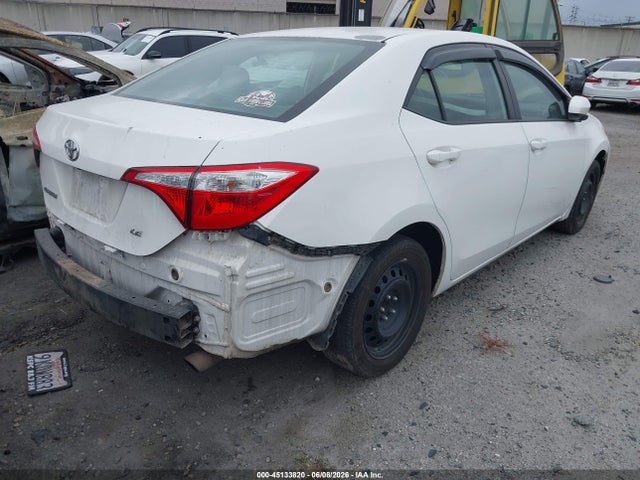 Продажа на аукционе авто 2015 Toyota Corolla Le, vin: 5YFBURHE1FP318094, номер лота: 45133820