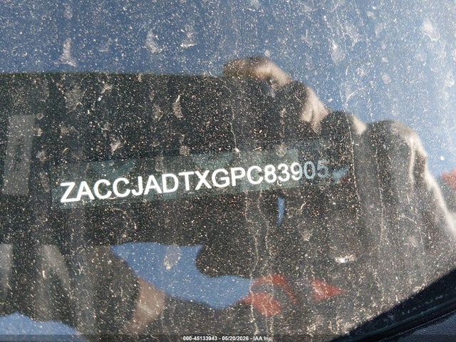 Продаж на аукціоні авто 2016 Jeep Renegade Limited, vin: ZACCJADTXGPC83905, номер лоту: 45133943