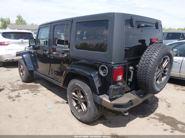 Aukcja sprzedaży 2016 Jeep Wrangler Unlimited 75th Anniversary, vin: 1C4BJWEG6GL319863, numer aukcji: 45133949