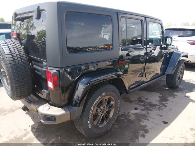 Aukcja sprzedaży 2016 Jeep Wrangler Unlimited 75th Anniversary, vin: 1C4BJWEG6GL319863, numer aukcji: 45133949