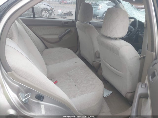 45134140 :رقم المزاد ، JHMES26761S001481 vin ، 2001 Honda Civic Ex مزاد بيع