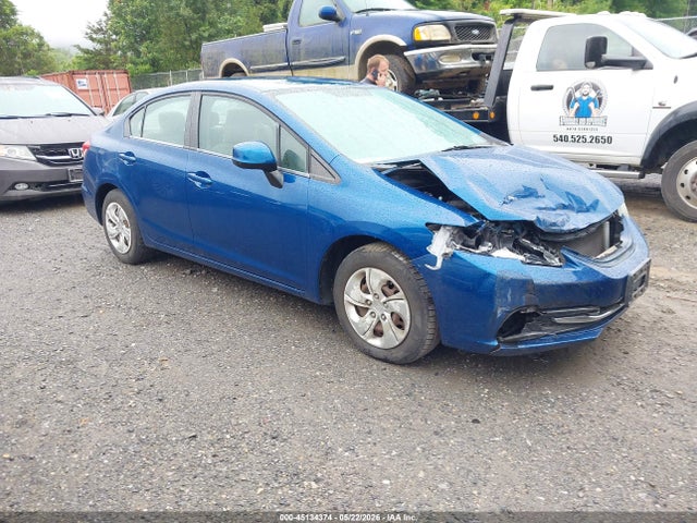 2013 Honda Civic Lx მანქანა იყიდება აუქციონზე, vin: 2HGFB2F51DH552015, აუქციონის ნომერი: 45134374