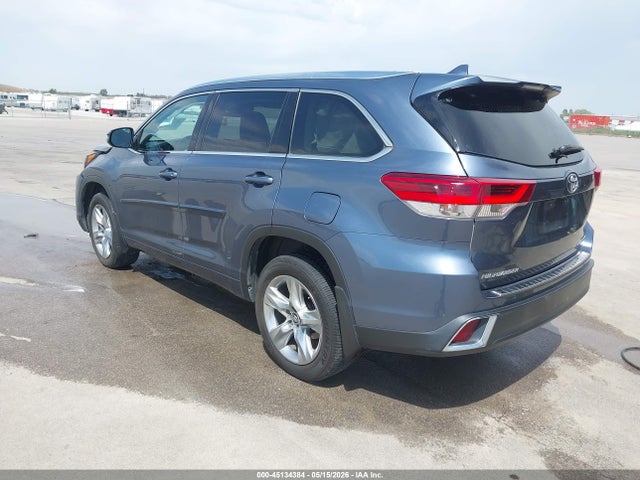 45134384 :رقم المزاد ، 5TDDZRFH0JS880320 vin ، 2018 Toyota Highlander Limited مزاد بيع