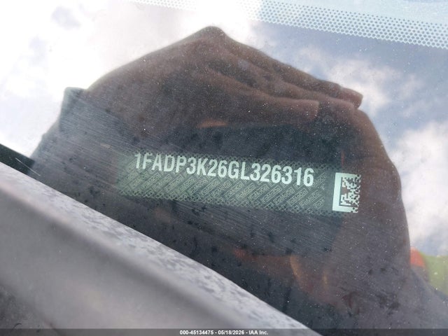 Aukcja sprzedaży 2016 Ford Focus Se, vin: 1FADP3K26GL326316, numer aukcji: 45134475