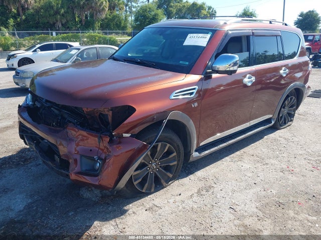 45134480 :رقم المزاد ، JN8AY2NFXJ9332387 vin ، 2018 Nissan Armada Platinum مزاد بيع