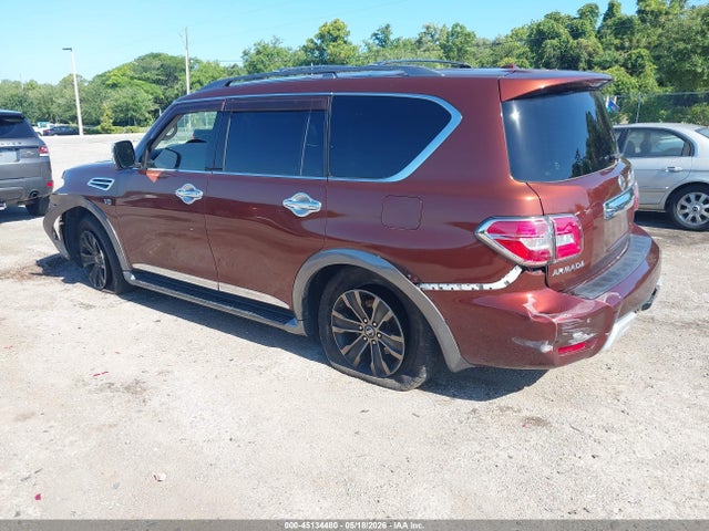 45134480 :رقم المزاد ، JN8AY2NFXJ9332387 vin ، 2018 Nissan Armada Platinum مزاد بيع