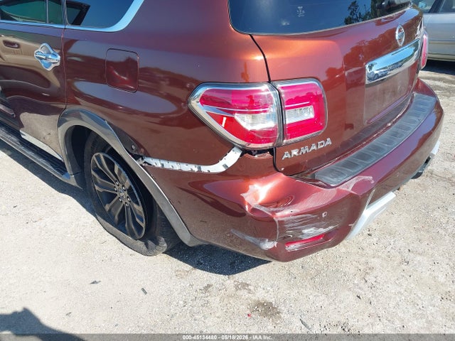 45134480 :رقم المزاد ، JN8AY2NFXJ9332387 vin ، 2018 Nissan Armada Platinum مزاد بيع
