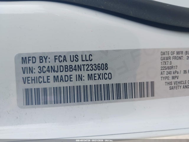 Jeep Compass Latitude 4x4 2022 3C4NJDBB4NT233608 Image 9