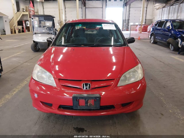 2005 Honda Civic Vp მანქანა იყიდება აუქციონზე, vin: 1HGES16345L017656, აუქციონის ნომერი: 45134739