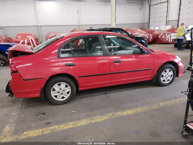 2005 Honda Civic Vp მანქანა იყიდება აუქციონზე, vin: 1HGES16345L017656, აუქციონის ნომერი: 45134739