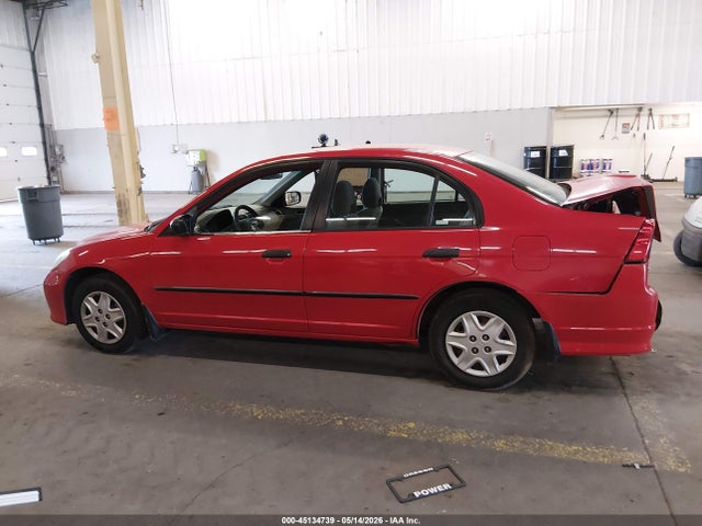 2005 Honda Civic Vp მანქანა იყიდება აუქციონზე, vin: 1HGES16345L017656, აუქციონის ნომერი: 45134739