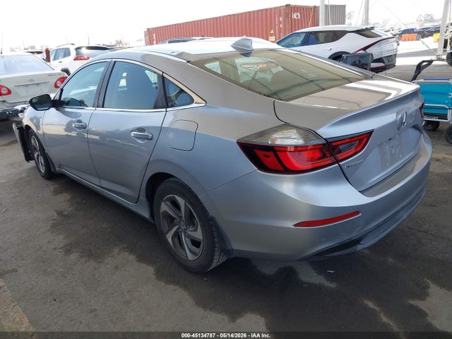 2019 Honda Insight Ex მანქანა იყიდება აუქციონზე, vin: 19XZE4F50KE021783, აუქციონის ნომერი: 45134787