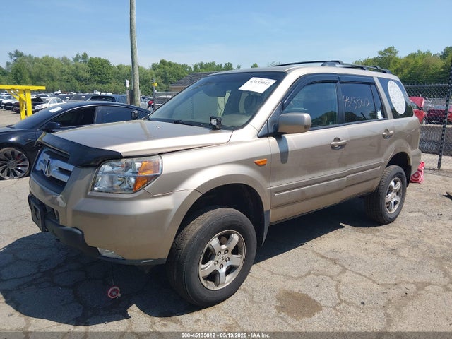2007 Honda Pilot Ex-l მანქანა იყიდება აუქციონზე, vin: 2HKYF18617H524061, აუქციონის ნომერი: 45135012