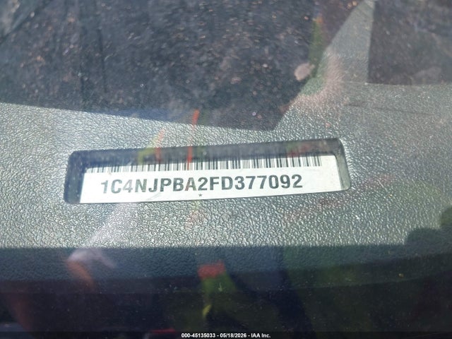 Aukcja sprzedaży 2015 Jeep Patriot Sport, vin: 1C4NJPBA2FD377092, numer aukcji: 45135033