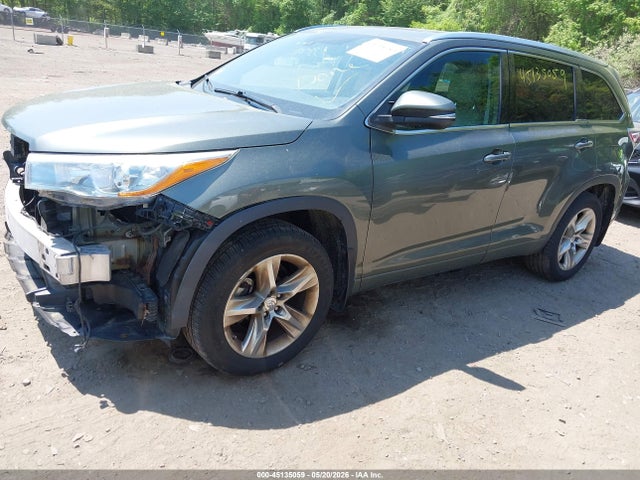 2014 Toyota Highlander Limited Platinum V6 მანქანა იყიდება აუქციონზე, vin: 5TDDKRFH4ES013271, აუქციონის ნომერი: 45135059