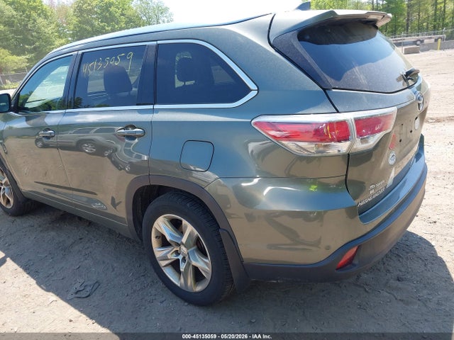 2014 Toyota Highlander Limited Platinum V6 მანქანა იყიდება აუქციონზე, vin: 5TDDKRFH4ES013271, აუქციონის ნომერი: 45135059