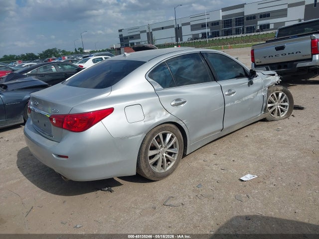 Продажа на аукционе авто 2014 Infiniti Q50 Premium, vin: JN1BV7AP9EM671555, номер лота: 45135246