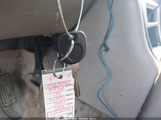 Продаж на аукціоні авто 2001 Gmc Sierra 1500 Sle, vin: 2GTEK19T111209238, номер лоту: 45135264