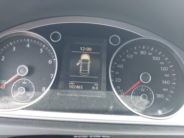 45135363 :رقم المزاد ، WVWMP7AN5CE513381 vin ، 2012 Volkswagen Cc Sport مزاد بيع
