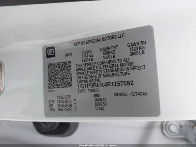 GMC Canyon 2wd Elevation 2024 1GTP5BEK4R1157592 Image 9