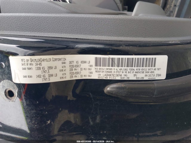 Aukcja sprzedaży 2006 Jeep Grand Cherokee Laredo, vin: 1J4GR48K76C190740, numer aukcji: 45135386