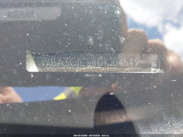 45135399 :رقم المزاد ، WBA3C1C58DK104549 vin ، 2013 Bmw 328i مزاد بيع