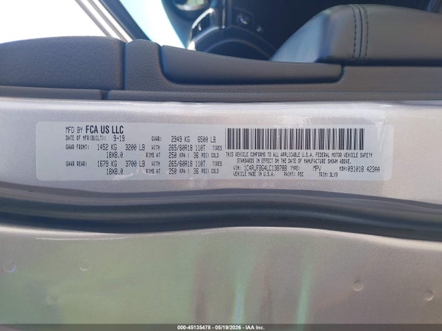 1C4RJFBG4LC138788 Jeep Grand Cherokee Limited 4x4