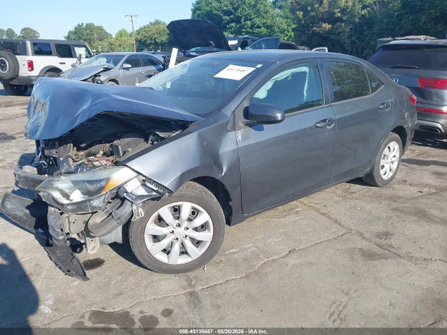 45135487 :رقم المزاد ، 5YFBURHE8GP462873 vin ، 2016 Toyota Corolla Le مزاد بيع