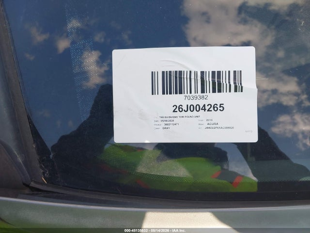 45135532 :رقم المزاد ، JH4CU2F61AC008826 vin ، 2010 Acura Tsx 2.4 مزاد بيع