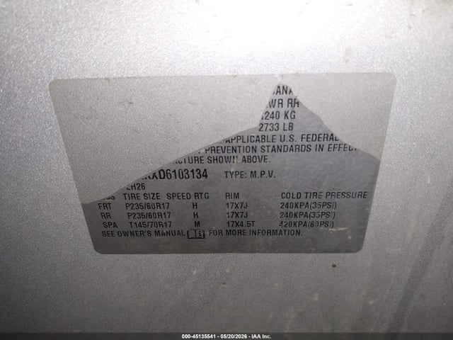 45135541 :رقم المزاد ، 2GKFLTEKXD6103134 vin ، 2013 Gmc Terrain Sle-2 مزاد بيع