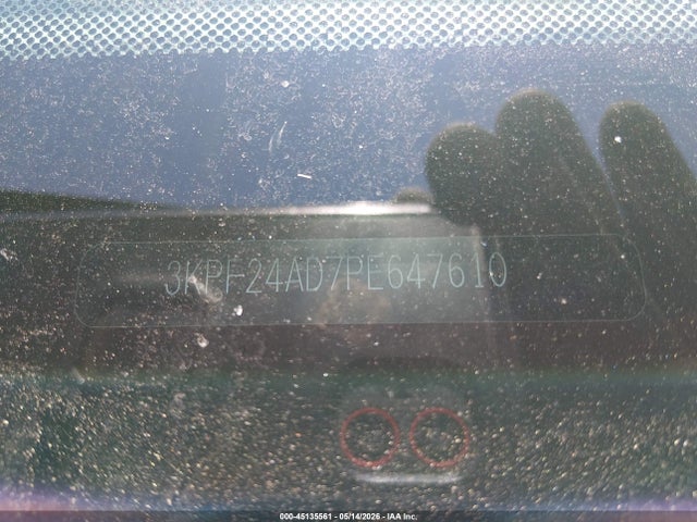 3KPF24AD7PE647610 KIA Forte Lxs