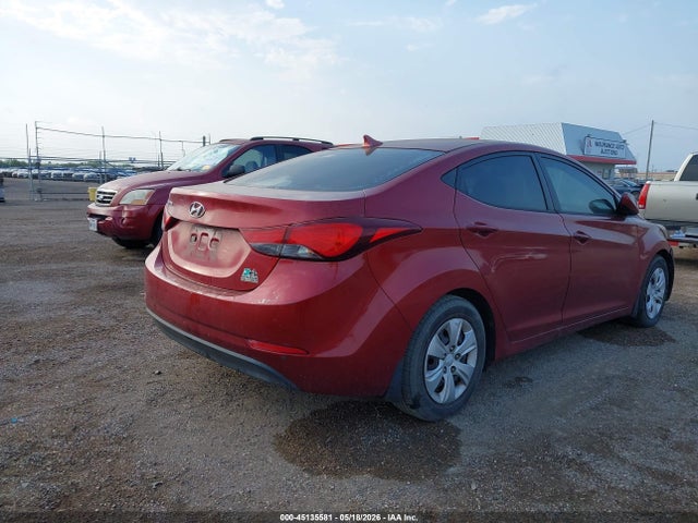 Aukcja sprzedaży 2016 Hyundai Elantra Se, vin: 5NPDH4AE8GH681923, numer aukcji: 45135581