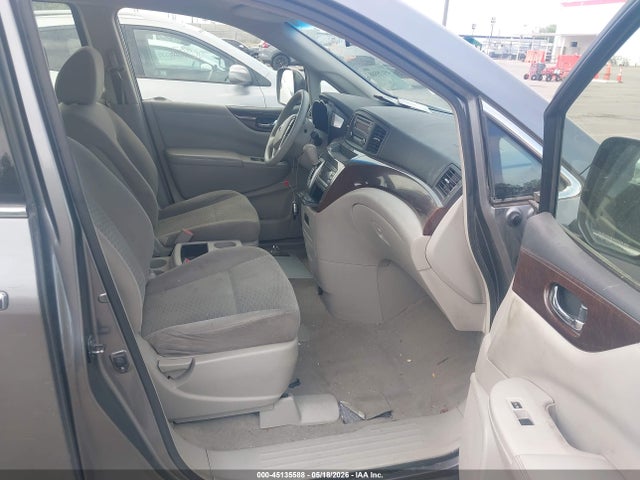 2014 Nissan Quest S მანქანა იყიდება აუქციონზე, vin: JN8AE2KP6E9101658, აუქციონის ნომერი: 45135588