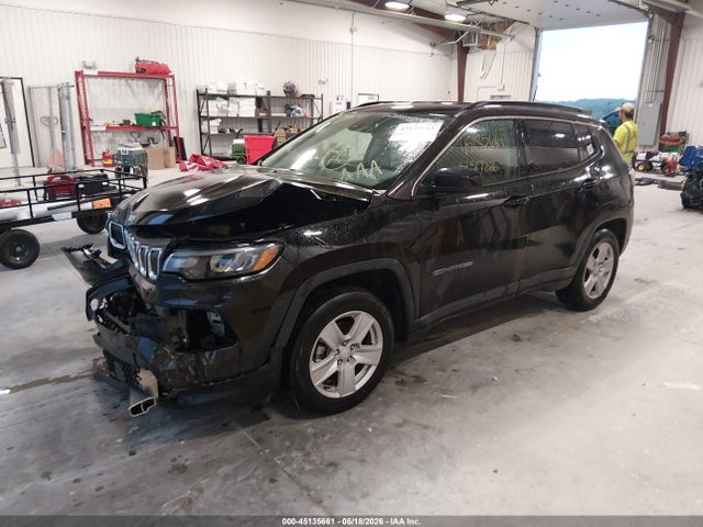 2022 Jeep Compass Latitude Fwd მანქანა იყიდება აუქციონზე, vin: 3C4NJCBB0NT224950, აუქციონის ნომერი: 45135661