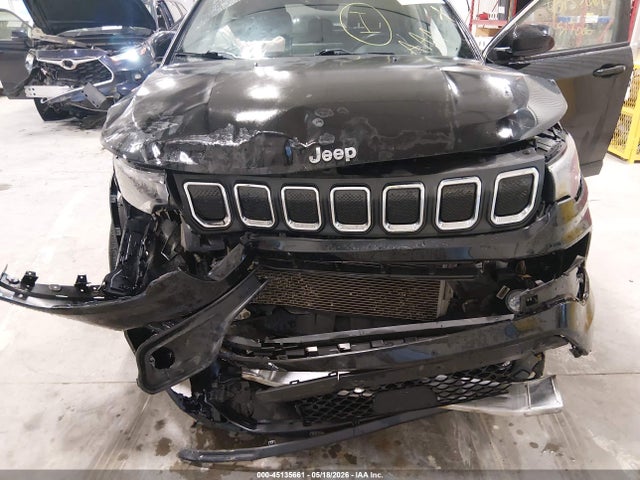 2022 Jeep Compass Latitude Fwd მანქანა იყიდება აუქციონზე, vin: 3C4NJCBB0NT224950, აუქციონის ნომერი: 45135661