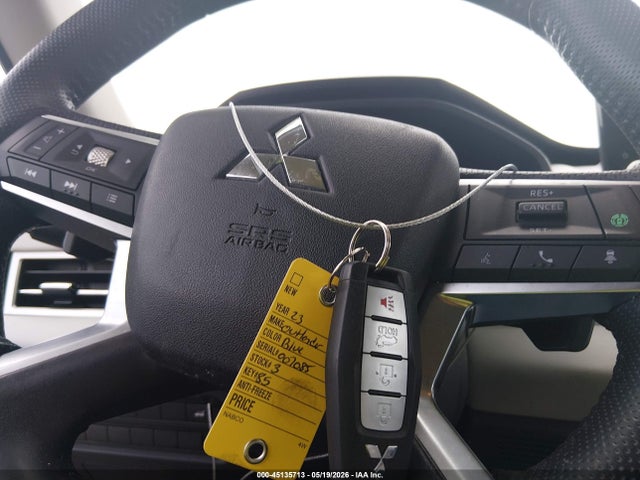 Aukcja sprzedaży 2023 Mitsubishi Outlander Sel 2.5 2wd/sel Black Edition 2wd, vin: JA4J3VA85PZ007085, numer aukcji: 45135713