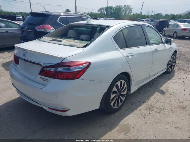 2017 Honda Accord Hybrid Touring მანქანა იყიდება აუქციონზე, vin: JHMCR6F72HC028823, აუქციონის ნომერი: 45135771