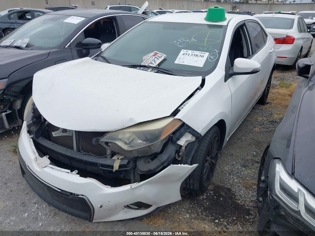 45135830 :رقم المزاد ، 5YFBURHEXGP538576 vin ، 2016 Toyota Corolla S Plus مزاد بيع